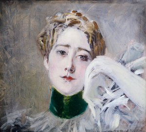 Portræt af prinsesse af Isenburg Birstein af Giovanni Boldini