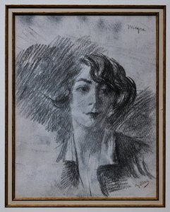Portræt af en Dame af Giovanni Boldini