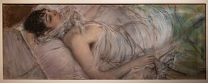 Grevinden af Rasty Reclining af Giovanni Boldini
