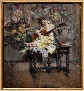Guitarspilleren af Giovanni Boldini