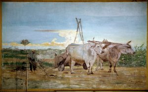 Den indsamlede husdyrgødning (olie på lærred af Giovanni Boldini