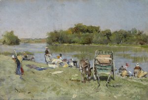 Vaskekoner, 1874 af Giovanni Boldini
