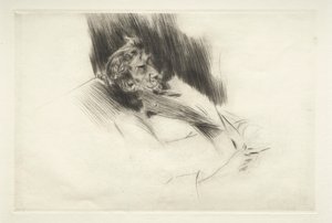 Whistler Sovende, 1897. af Giovanni Boldini