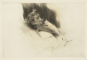 Whistler Sovende, 1897 af Giovanni Boldini
