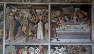Scener fra Kristi lidenskab, ca. 1492 (fresco) af Giovanni Canavesio