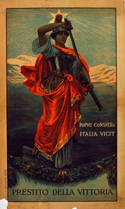 Italiensk militærplakat, WWI: 