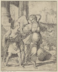 Tobias i Angel af Giovanni Citosibio Guidi