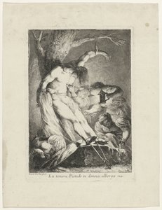 Sankt Sebastian passet af Sankt Irene La tenera pietade in donna alberga (titel på objekt) af Giovanni David