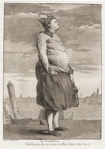 Le Gondolier (Gondolieren) af Giovanni David