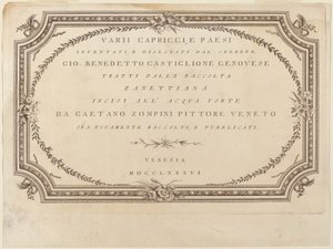 Frontispice af Giovanni De Pian