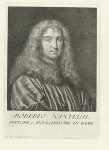 Portræt af kunstneren Robert Nanteuil Portrætter af kunstnere (serietitel)