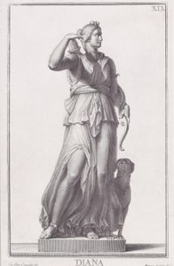 Statue af Diana, 1734.
