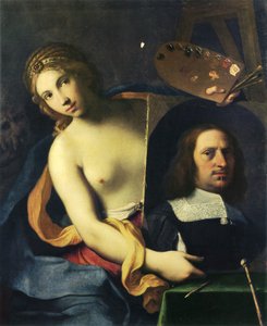 Allegori om maleri af Giovanni Domenico Cerrini