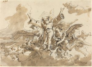 Skabelsen af universet af Giovanni Domenico Tiepolo