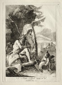 Flodfigurer. af Giovanni Domenico Tiepolo