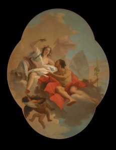 Flora og Zephyr af Giovanni Domenico Tiepolo