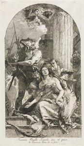 Martyrium af St. Agatha af Giovanni Domenico Tiepolo