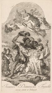 Sankt Stefans martyrium af Giovanni Domenico Tiepolo