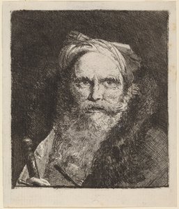Gammel mand med et sværd af Giovanni Domenico Tiepolo
