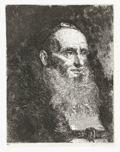 Gammel mand Samling af hoveder (serietitel) Raccolta di Teste (serietitel) af Giovanni Domenico Tiepolo
