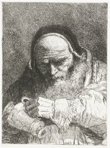 Pave med kande Samling af hoveder (serietitel) Raccolta di Teste (serietitel) af Giovanni Domenico Tiepolo