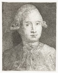 Portræt af Giovanni Domenico Tiepolo Samling af hoveder (serietitel) Raccolta di Teste (serietitel) af Giovanni Domenico Tiepolo