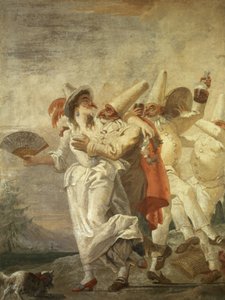 Pulcinella verliebt, ca. 1793