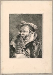 Samling af hoveder af Giovanni Domenico Tiepolo