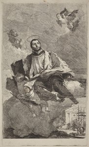Sankt Kajetan af Thiene af Giovanni Domenico Tiepolo
