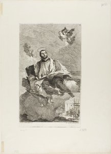 St. Gaetano af Thiene af Giovanni Domenico Tiepolo