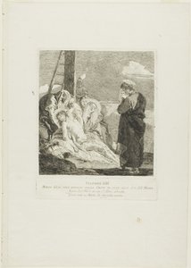 Nedlæggelsen, planche 13 fra Korsvejen af Giovanni Domenico Tiepolo