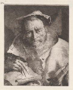 Matematikeren fra Raccolta di Teste (Samling af hoveder) af Giovanni Domenico Tiepolo