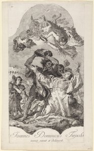 Steningen af Sankt Stefan af Giovanni Domenico Tiepolo