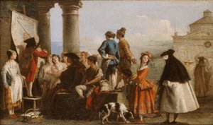 Historiefortælleren af Giovanni Domenico Tiepolo