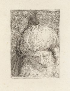 Tyrker set forfra, fra Raccolta di Teste (Samling af hoveder) af Giovanni Domenico Tiepolo