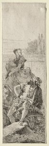 To Bønder af Giovanni Domenico Tiepolo