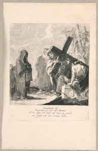 Via crucis - Station IV, han møder sin mor af Giovanni Domenico Tiepolo