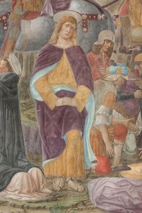 Milano, refektorium for Cenacolo Vinciano, Donato Montorfano, Kristi korsfæstelse
