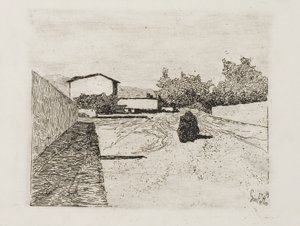 En Gade af Giovanni Fattori