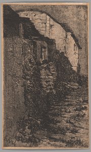 Bauco, i nærheden af Rom af Giovanni Fattori