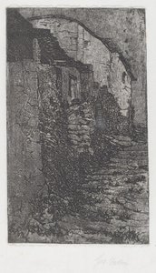 Bauco nær Rom [Bauco nær Rom] af Giovanni Fattori
