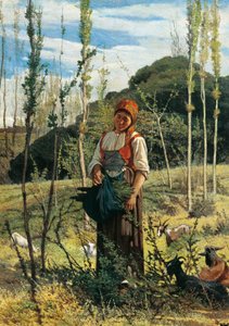 Bonde i træ af Giovanni Fattori