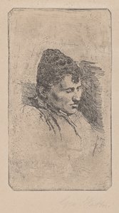 Portræt af Kunstnerens anden Hustru af Giovanni Fattori