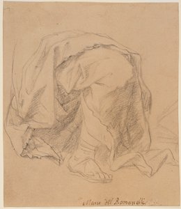 Studie af Draperi af Giovanni Francesco (1610 62) Romanelli