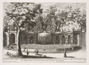 Sibyllens Tiburtina-springvand. af Giovanni Francesco Venturini
