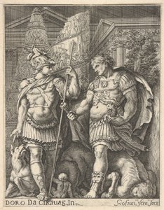 To romerske soldater, 1600-tallet. af Giovanni Francesco Venturini