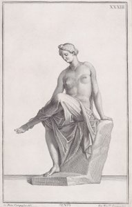Statue af Venus, 1734. af Giovanni Girolamo Frezza
