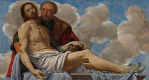 Kristus med Josef af Arimatæa af Giovanni Girolamo Savoldo