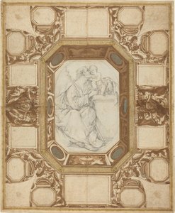 Loft med allegoriske figurer og pave Sixtus V