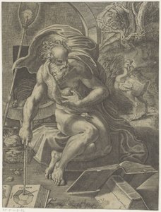 Diogenes af Giovanni Jacopo Caraglio (attributed to)